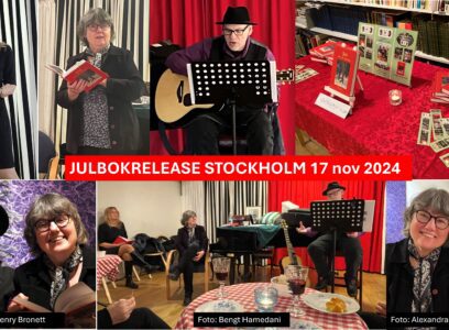 LITTERÄRERNAs Julbokrelease NR 1 i Stockholm 17 nov