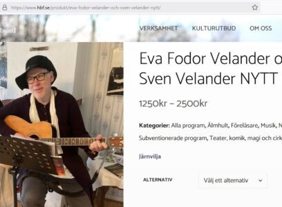 Nu är vi bokningsbara hos Hallands Bildningsförbund